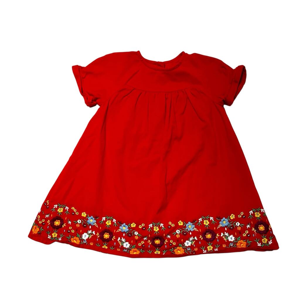 Little Bird Embroidered Floral Dress Size 18-24m